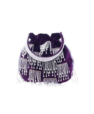 Angeline Purple Designer Potli Bag 3