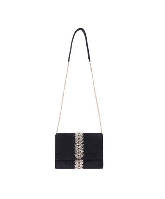 Black Velvet Designer Sling Bag 5