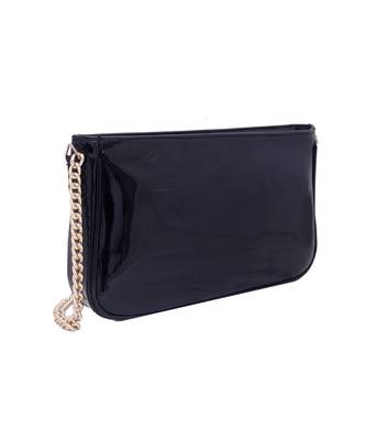 Glossy Black Sling Bag 4