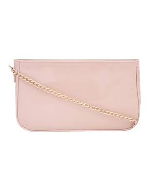 Glossy Beige Sling Bag 1