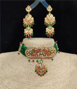 green cubic zirconia chokers