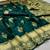 Green Kanjivaram Soft Pure Silk Saree With Blouse Piece