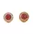 Multicolor Gold plated Stone Earrings