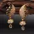 Gold plated Stone Earrings