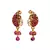 Pink Gold plated Stone Earrings