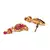 Pink Gold plated Stone Earrings