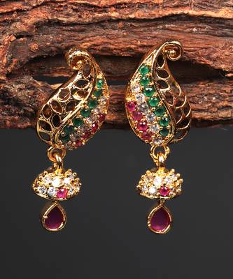 Multicolor Gold plated Earrings 1