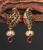 Multicolor Gold plated Earrings