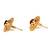 Red Gold plated Stone Earrings
