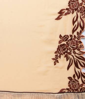 multicolor embroidered georgette saree with blouse 5