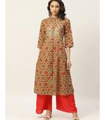 Grey Floral Zari Embroidery Front Open Kurta