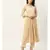 Beige Zari Embroidery Slit Kurta with Pants
