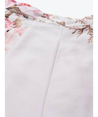 Nude Floral Anarkali Skirt 5