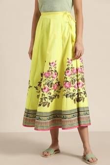 Yellow Floral Kali Skirt