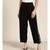 Black Side Embroidered Liva Pants