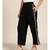 Black Side Embroidered Liva Pants