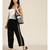 Black Side Embroidered Liva Pants