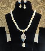 Natural Fresh Water Pearl Set From Hyderabad With Certificate of Authenticity
