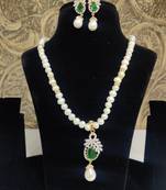 Natural Fresh Water Pearl Set From Hyderabad With Certificate of Authenticity