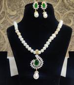 Natural Fresh Water Pearl Set From Hyderabad With Certificate of Authenticity