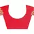 Red embroidered net saree with blouse