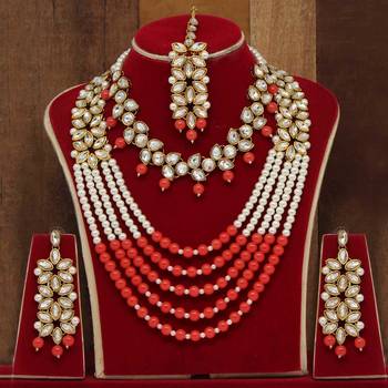 Orange necklace-sets 1