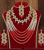 Orange necklace-sets