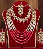 Pink necklace-sets