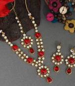 Red necklace-sets