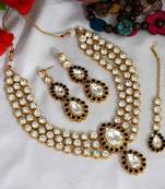 Purple necklace-sets