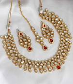 Red necklace-sets