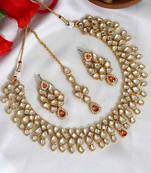 Orange necklace-sets