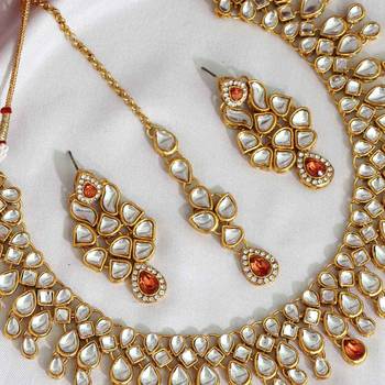 Orange necklace-sets 2