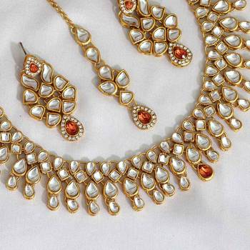 Orange necklace-sets 3