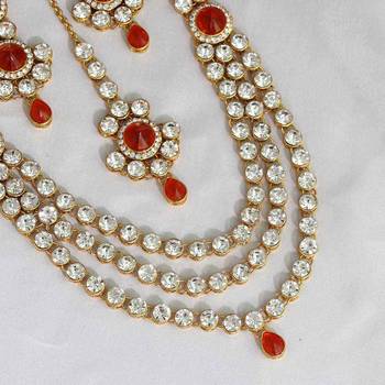 Orange necklace-sets 3
