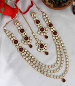 Purple necklace-sets