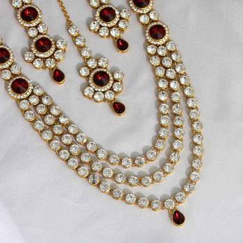 Purple necklace-sets 3