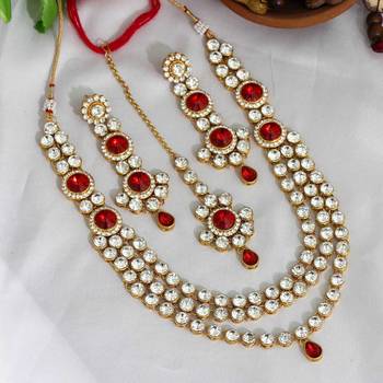 Red necklace-sets 1