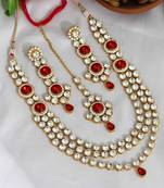 Red necklace-sets
