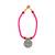 Pink And Golden Thread Maa Kali Necklace