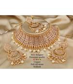 Necklace with Pair of Earrings with Mangtika