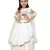 Anita Balia Label Baby Girllehenga choli ' italian crepe Blouse with organza lahenga and dupatta.FULLY STITCHED. WHITE
