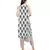 Cream Crepe printed   Kurta       Low Crotch Pant