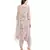 Lavender Crepe printed   kurti with pant     Dupatta