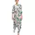 White Crepe printed   kurti with pant     Dupatta