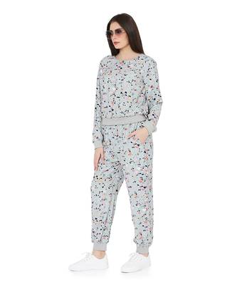 PS Pret by Payal Singhal Green Colour Printed Art Crepe Top with Jogger Pant 2