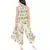 Yellow crepe printed   kurti     Bustier      Cowl Pant