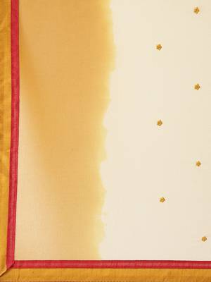 Mustard thread embroidery cotton salwar 4