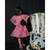 Pleated Frock with Smart Flower on Top
