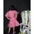 Pleated Frock with Smart Flower on Top
